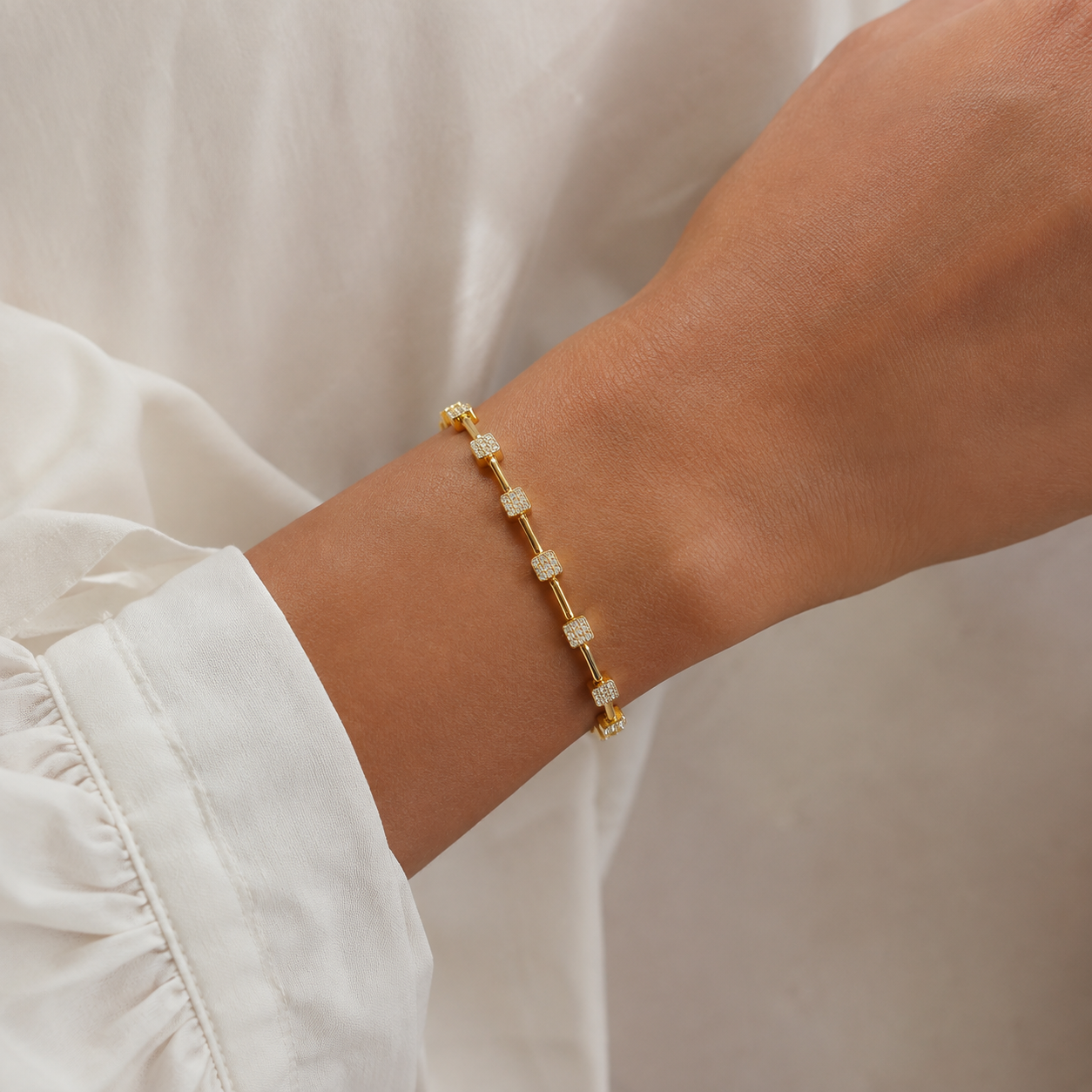 Bracelet Éclat Carré