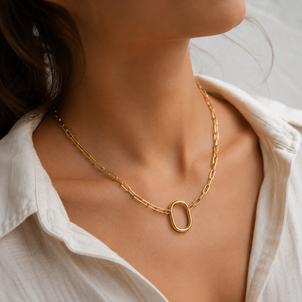 Collier Halo Doré