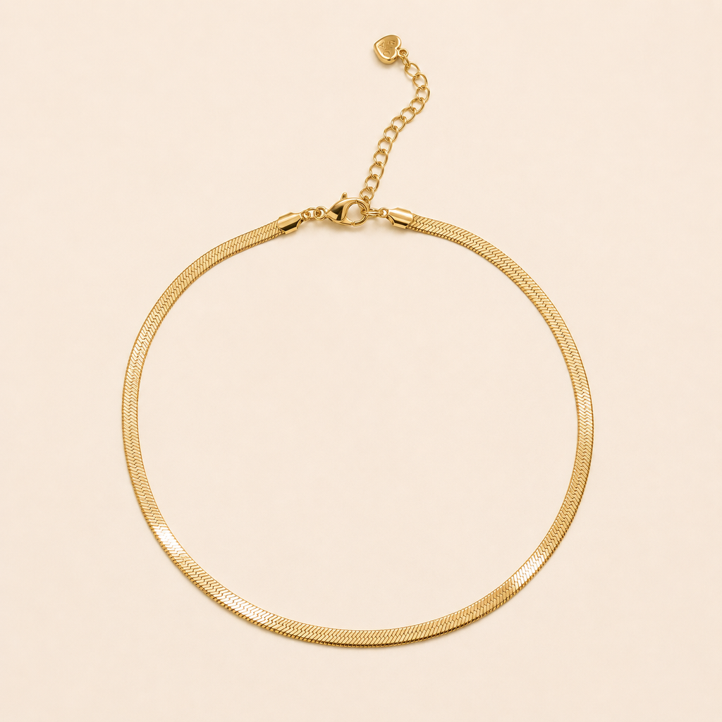 Collier Ruban Doré