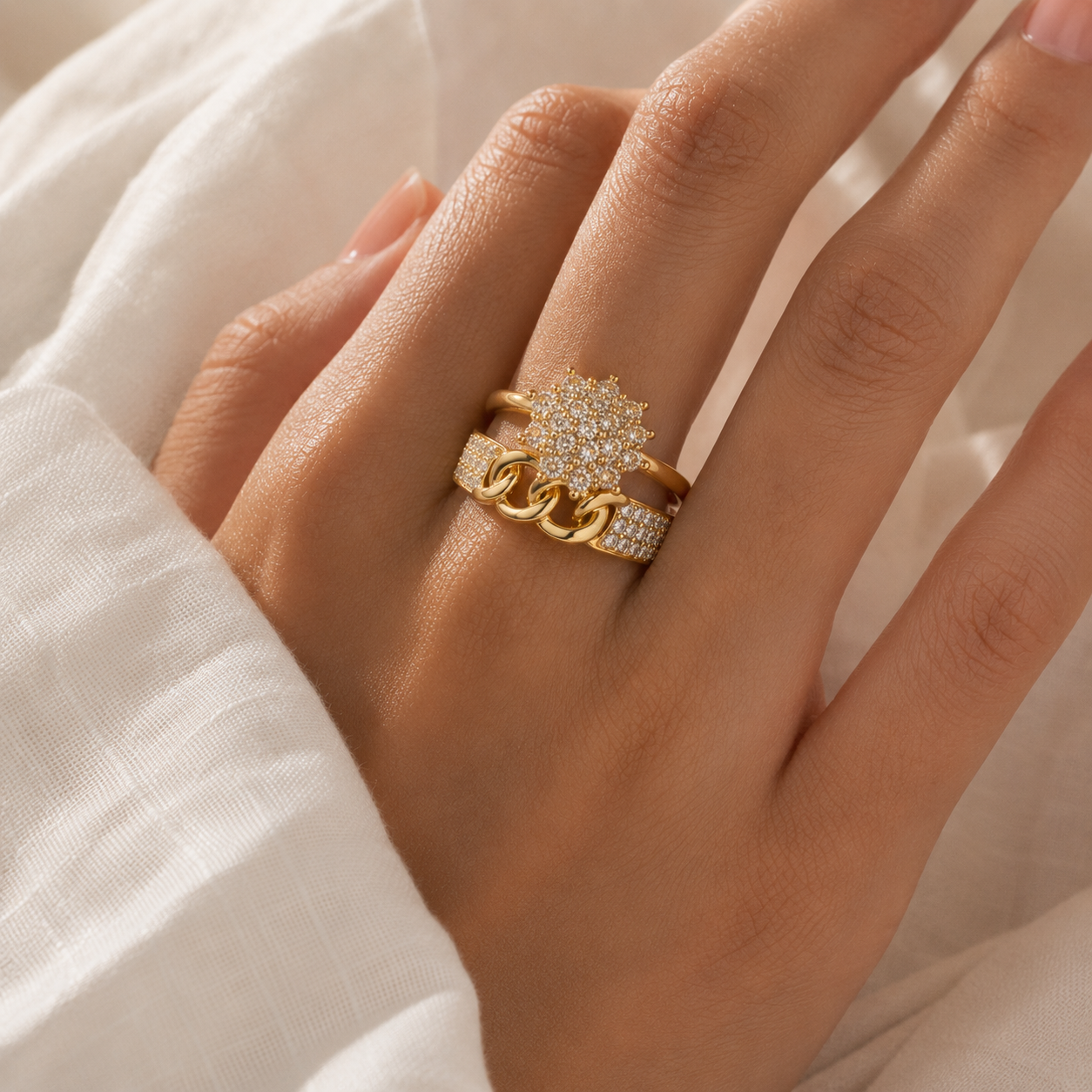 Bague Lumière Liée